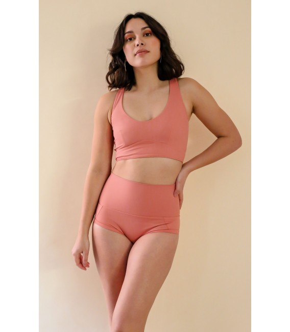 Louise Top Terracotta Pink